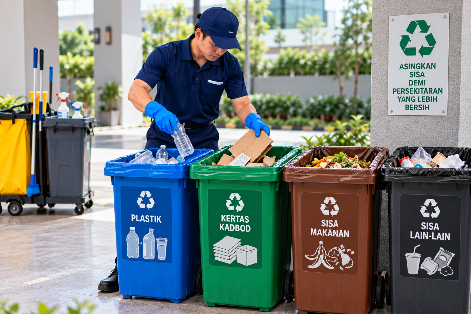 Colour-Coded Waste Sorting in Action Colour-Coded Waste Sorting in Action