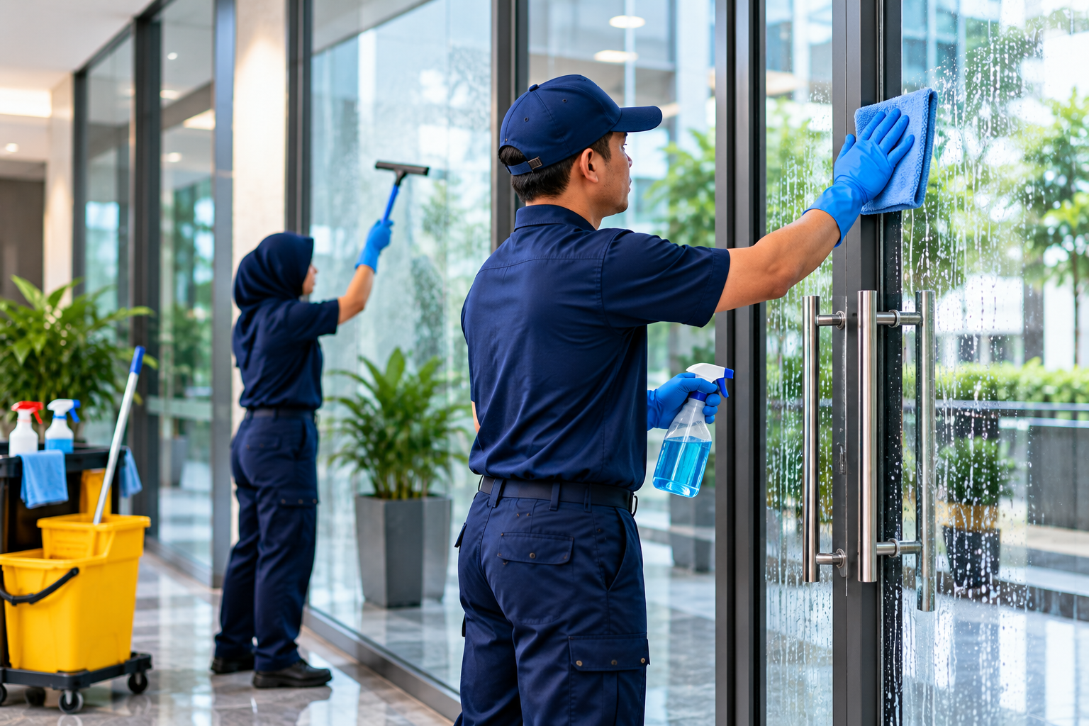 Professional Glass Cleaning Team Professional Glass Cleaning Team